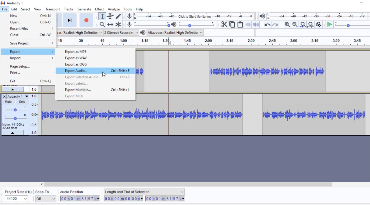 Audacity Tutorial: The Basics