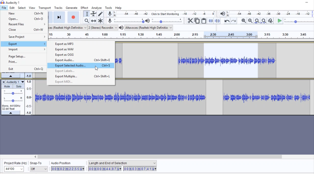 Audacity Tutorial: The Basics