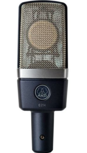 AKG C214. micrófono de condensador. condenser microphones.