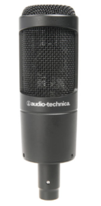 Audio-Technica-AT2035. micrófono de condensador. condenser microphones.